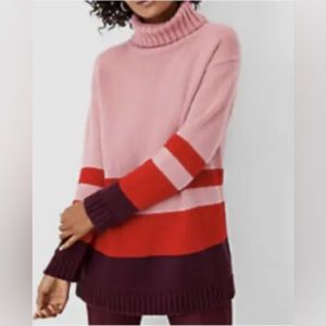 Ann Taylor petite turtleneck tunic sweater